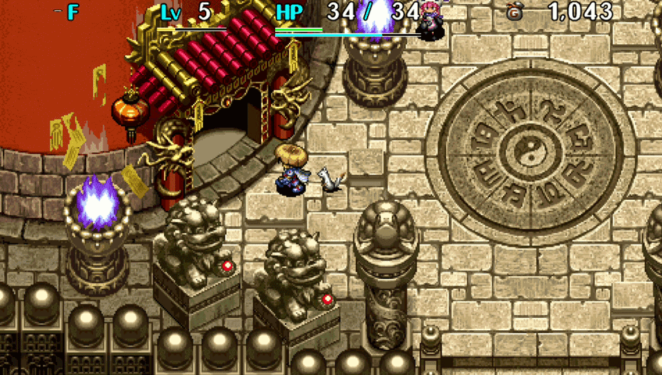 Shiren The Wanderer The Tower of Fortune and the Dice of Fate Review Screenshot 1