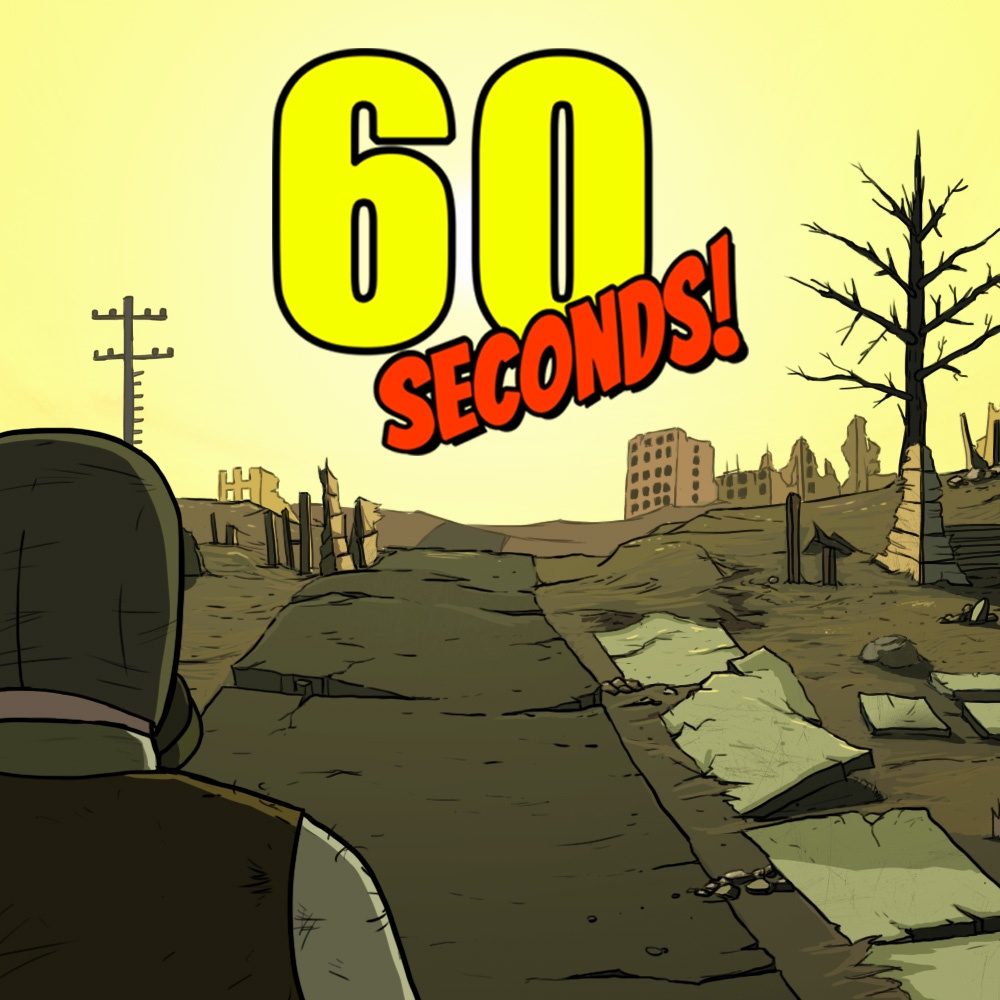 60 сек игра. Игра 60 seconds. 60 Seconds! Обложка. 60 Секнул игра. Картинки 60 секунд.