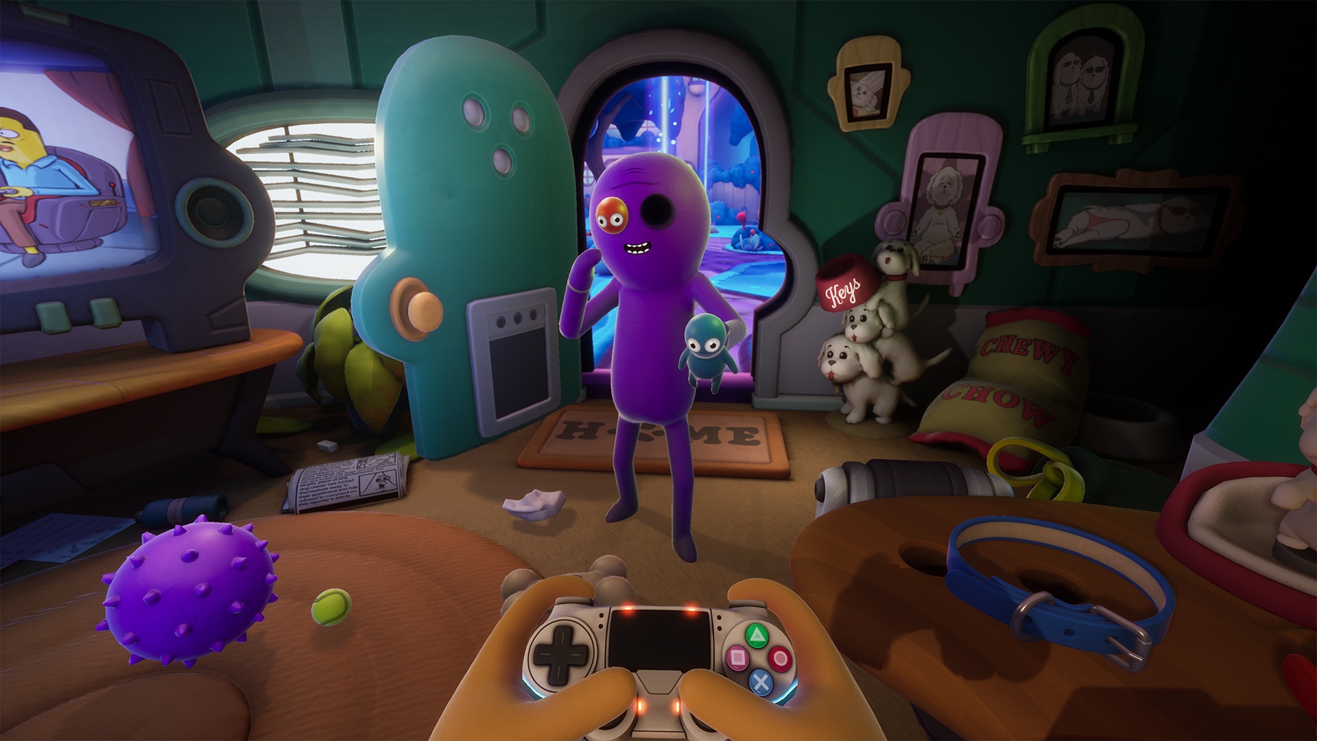 Action, adventure, Comedy, Gearbox Publishing, Gearbox Software, indie, PS4, PS4 Review, Rating 9/10, Squanch Games, Trover Saves the Universe, Trover Saves the Universe Review, VR
