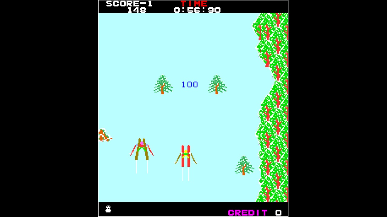 ALPINE SKI, arcade, Arcade Archives, Arcade Archives ALPINE SKI, Arcade Archives ALPINE SKI Review, Hamster Corporation, Nintendo Switch Review, Rating 5/10, Skiing, Snowboarding, Sports, Switch Review, Taito