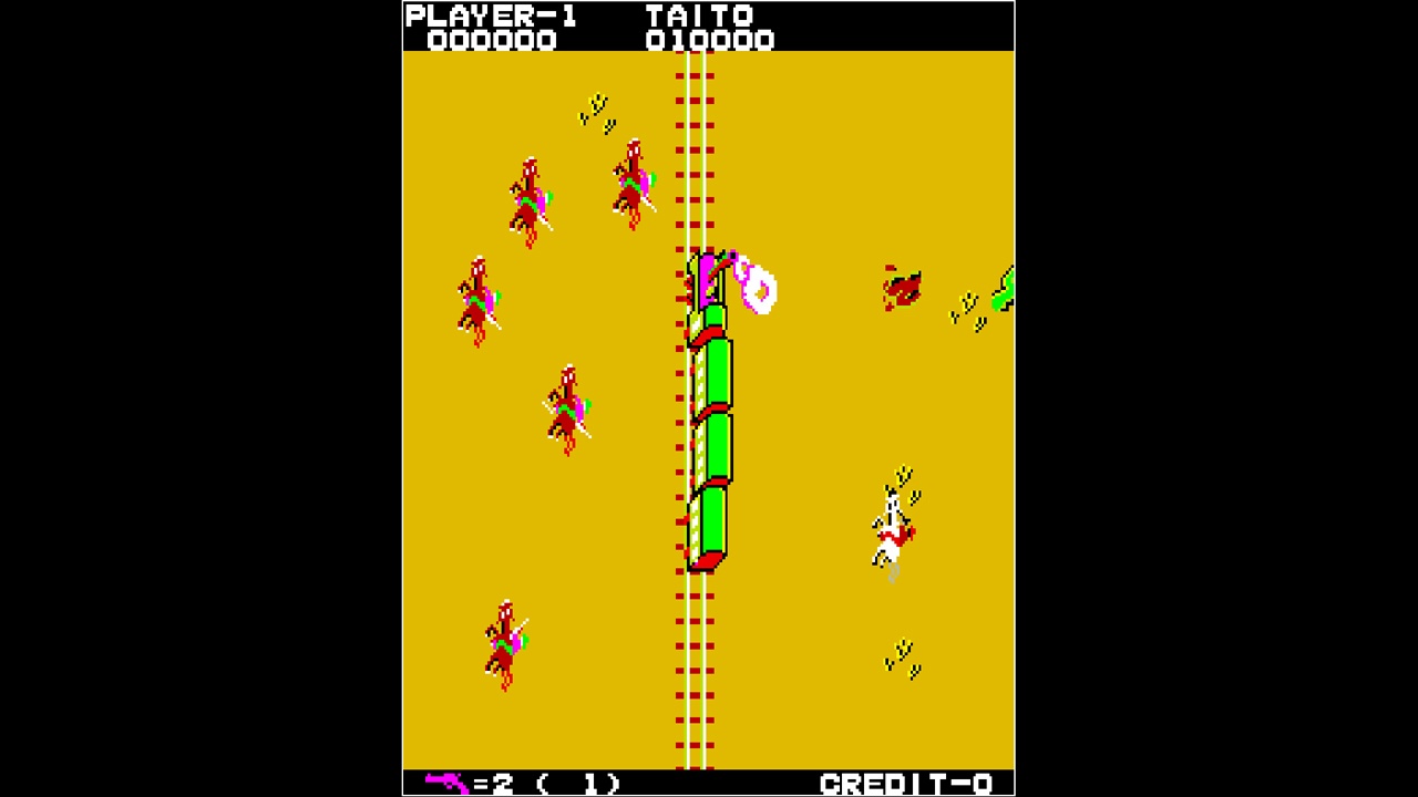 action, arcade, arcade archives, arcade archives wild western, arcade archives wild western review, hamster corporation, nintendo switch review, shoot 'em up, shooter, switch review, taito, top down, wild western,
