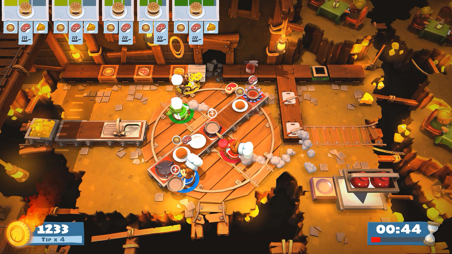 Action, arcade, casual, Family, Ghost Town Games, indie, Overcooked 2, Overcooked 2 Review, party, PS4, PS4 Review, Rating 8/10, Team17 Digital