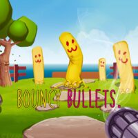 3D, Action, arcade, Bouncy Bullets, Bouncy Bullets Review, first-person, Petite Games, Platformer, PS4, PS4 Review, Ratalaika Games, Rating 4/10, Shooter