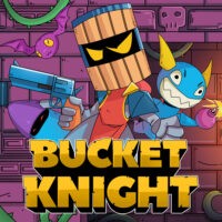 2D, Action, adventure, arcade, Bucket Knight, Bucket Knight Review, indie, PigeonDev, Pixel Graphics, Platformer, PS4, PS4 Review, Rating 5/10, Sometimes You